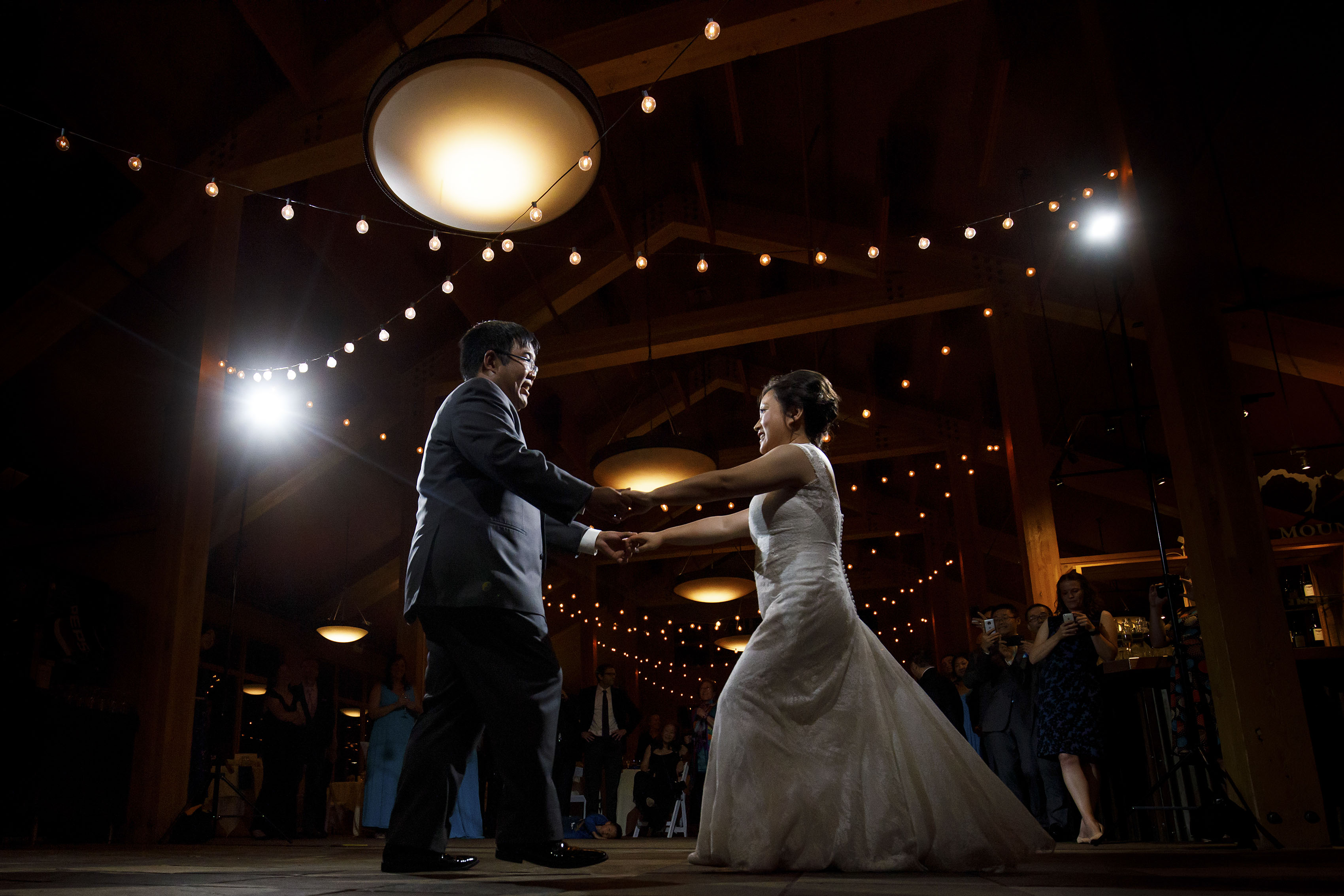 First dance at A basin for David and Xinya